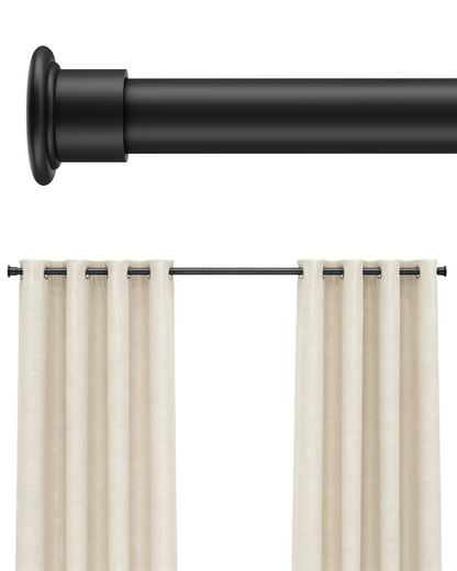 EZ02M Tension Curtain Rod, 35 to 76 Inches