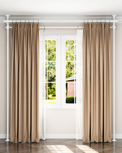 EZ05 Tension Curtain Rod For Windows,2+2