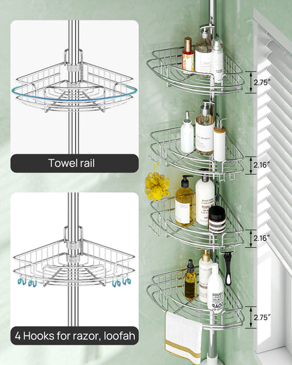 EZ01 Shower caddy Tension Pole