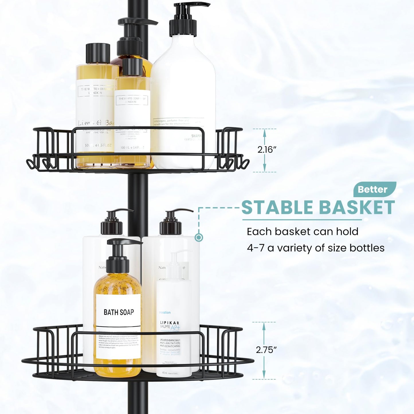 EZ01 Shower caddy Tension Pole